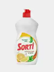 Средство для мытья посуды SORTI "Апельсин и мята", 450 г