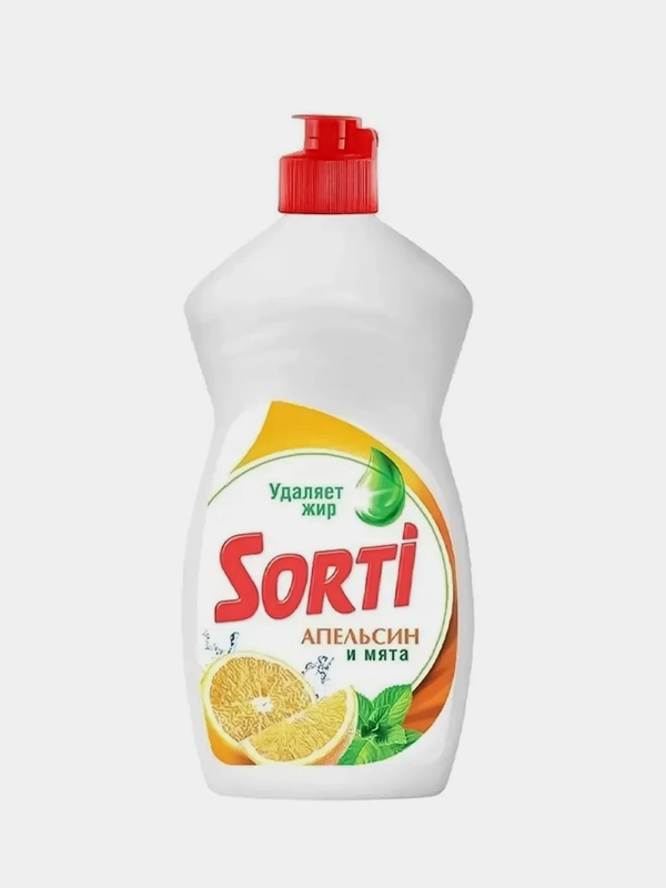 Средство для мытья посуды SORTI "Апельсин и мята", 450 г
