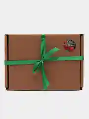Зеленый подарочный набор для женщины. Бокс подарочный