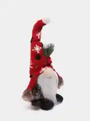 Кремовый гном новогодний