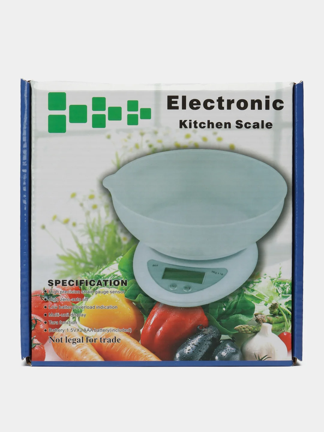 Весы электронные кухонные, с чашей 5 кг
