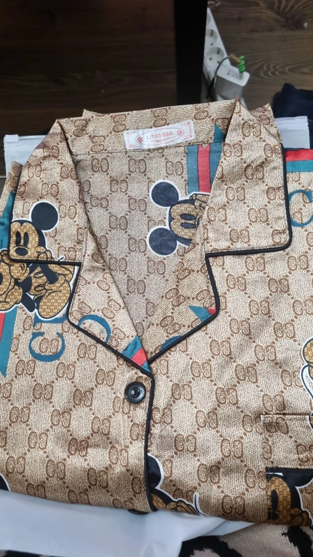 Пижама женская, шелковая
