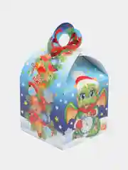 Разноцветный коробка для конфет Новогодняя 1,5 кг