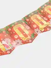 Красный гирлянда - флажки "С Новым Годом!"