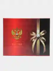 Светло-жёлтый подарочный набор, мужской: фляга с рюмками