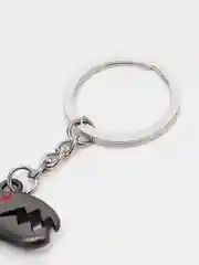 Серый металлик брелок металлический "Дракон"