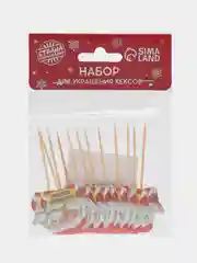 Красный шпажки новогодние