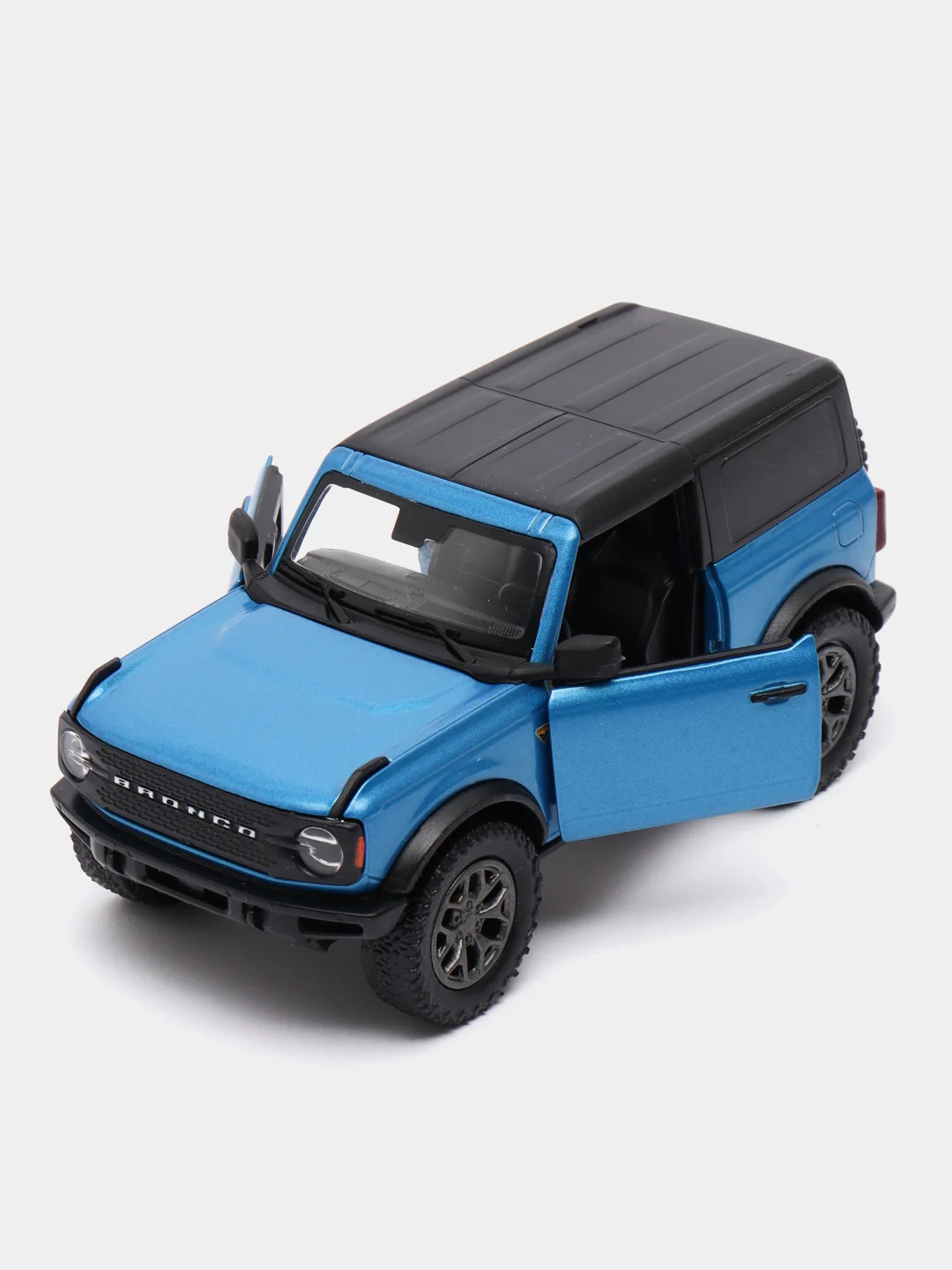 Синий машинка металлическая Kinsmart 1:34 2022 Ford Bronco (Hard Top) KT5438DB