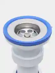 Белый сифон для раковины Virplast by Wirquin с выпуском и гибким соединением, 30987145