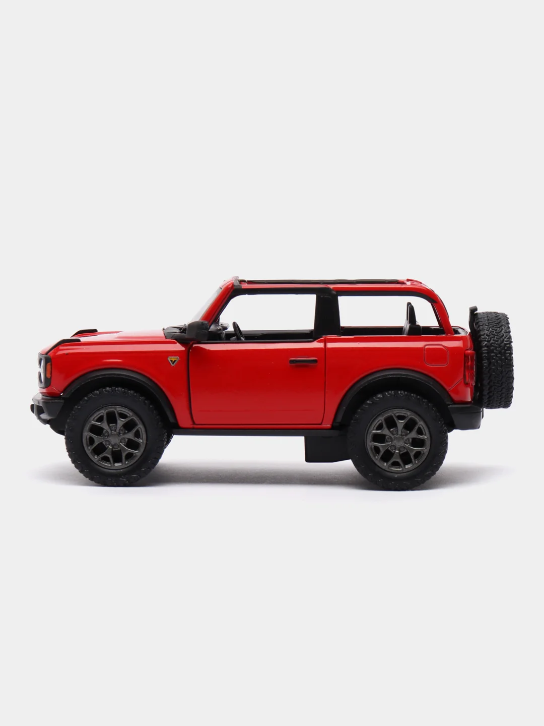 Красный машинка металлическая Kinsmart 1:34 2022 Ford Bronco (Open Top) KT5438DA