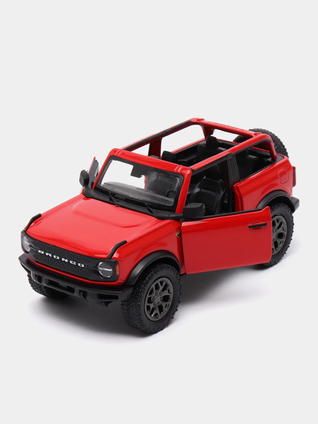 Красный машинка металлическая Kinsmart 1:34 2022 Ford Bronco (Open Top) KT5438DA