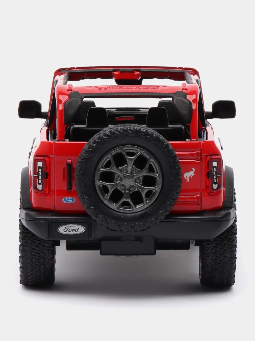 Красный машинка металлическая Kinsmart 1:34 2022 Ford Bronco (Open Top) KT5438DA