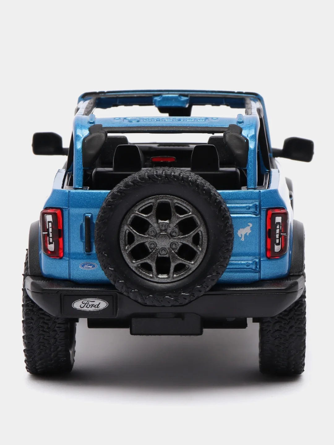 Красный машинка металлическая Kinsmart 1:34 2022 Ford Bronco (Open Top) KT5438DA