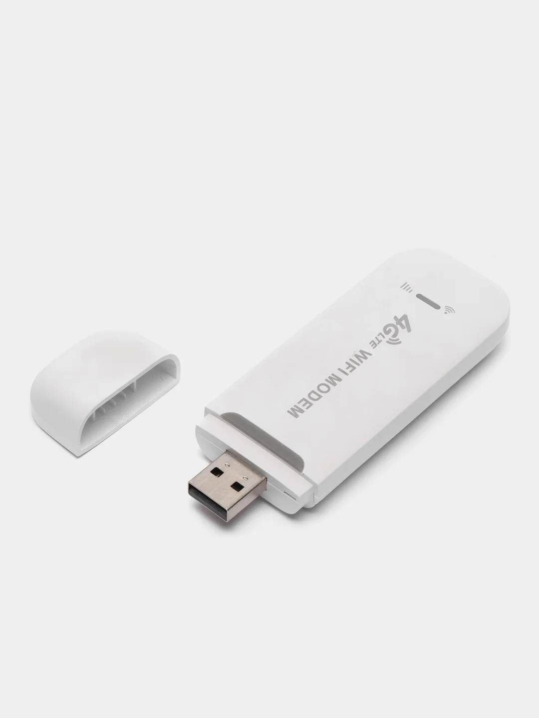Белый модем LTE 4G USB, с Wi-Fi