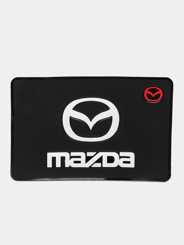 Противоскользящий коврик, на панель, с логотипом автомобиля, не липкий, Mazda