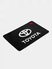 Белый противоскользящий коврик на панель с логотипом автомобиля, не липкий, Toyota