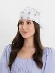 Желтый бандана с принтом