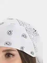 Желтый бандана с принтом