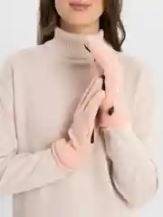 Розовый перчатки флисовые, зимние