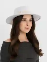 Белый шляпа женская, канотье, жемчуг