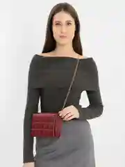 Бордовый сумка женская