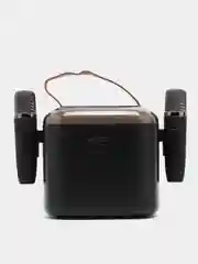 Белый портативная музыкальная караоке-колонка с подсветкой и микрофоном, подарок