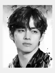 Лайм картина по номерам BTS Kpop