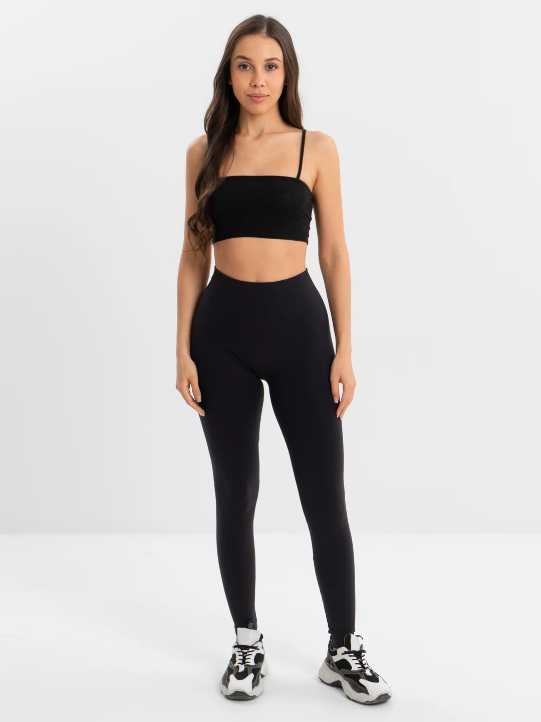 Тёмно-серый легинсы Giulia Leggings 01