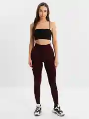 Бордовый легинсы Giulia Leggings 01