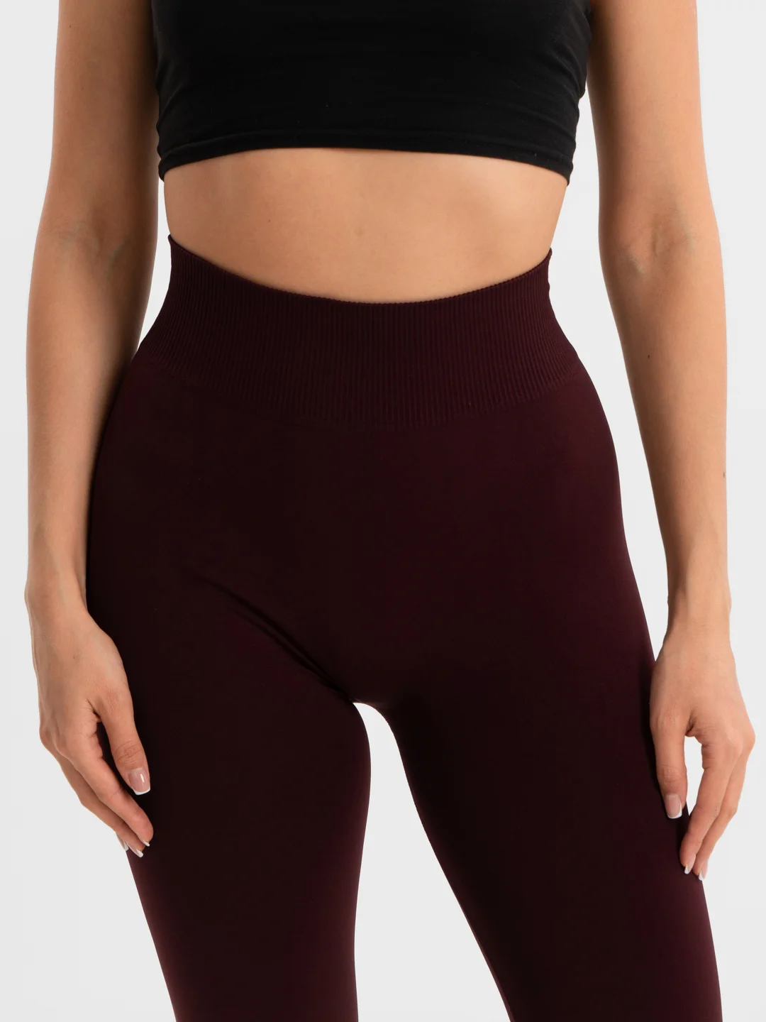 Бордовый легинсы Giulia Leggings 01