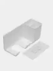 Белый держатель фена со стаканом