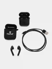 Чёрные беспроводные наушники, с сенсорным управлением, bluetooth