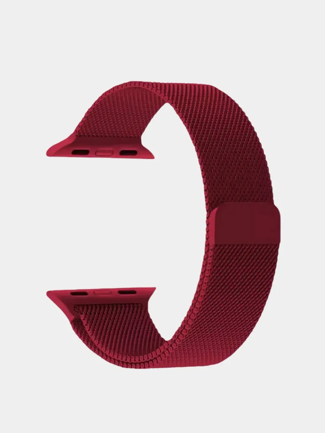 Багровый ремешок металлический для Apple Watch 3,4,5,6,7, SE 38/40/41 mm, 42/44/45 mm