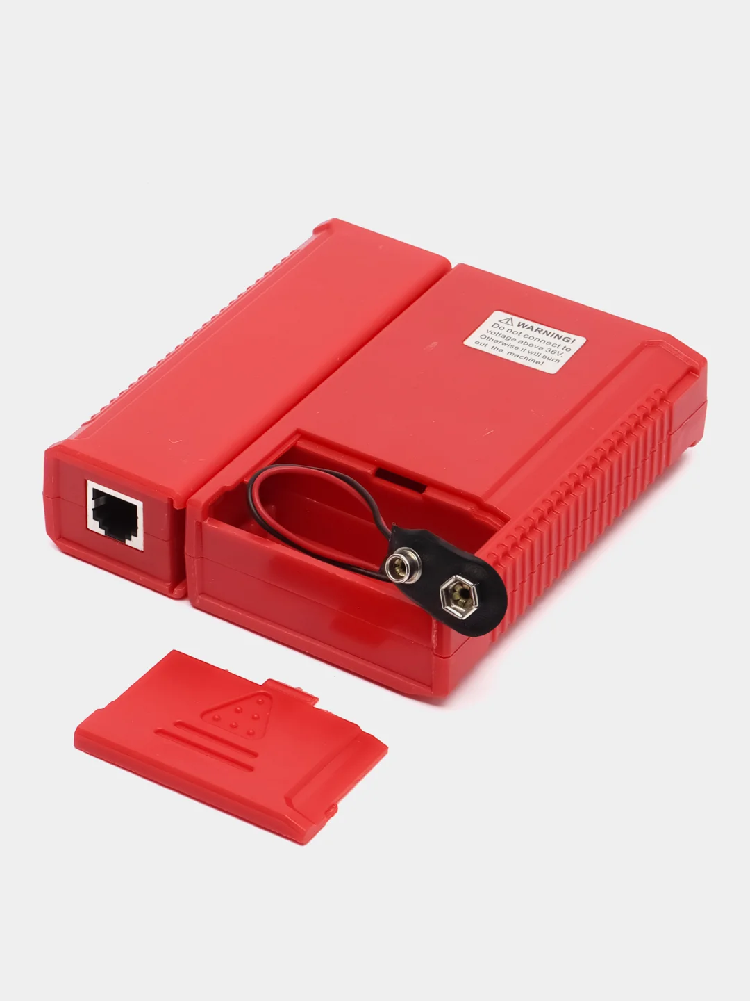 Желтый тестер витой пары для кабеля локальной сети LAN UTP / FTP / STP RJ45, RJ11