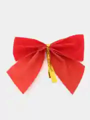 Алый украшение ёлочное "Бантики"