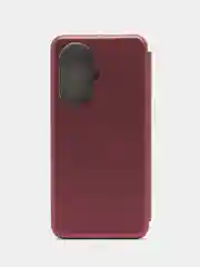 Багровый чехол-книжка для Huawei Nova 11 (Хуавей Нова 11)