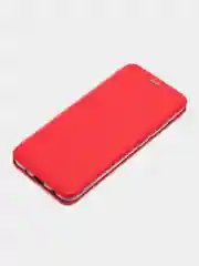 Красный чехол-книжка для Xiaomi Redmi A1+/A2+ Plus/Poco C51 (Сяоми Редми А1+/А2+ Плюс)