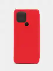 Красный чехол-книжка для Xiaomi Redmi A1+/A2+ Plus/Poco C51 (Сяоми Редми А1+/А2+ Плюс)