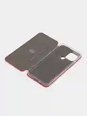 Красный чехол-книжка для Xiaomi Redmi A1+/A2+ Plus/Poco C51 (Сяоми Редми А1+/А2+ Плюс)