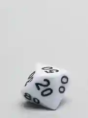 Белый набор кубиков для D&D, Dungeons and Dragons, ДнД, DnD, для ролевых игр, Pathfinder 7 шт
