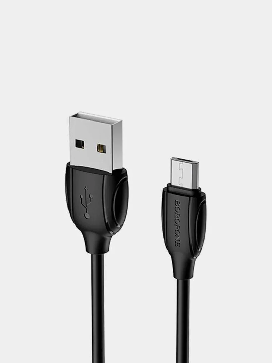 Черный кабель для зарядки и передачи данных Borofone BX19 Micro-USB для android