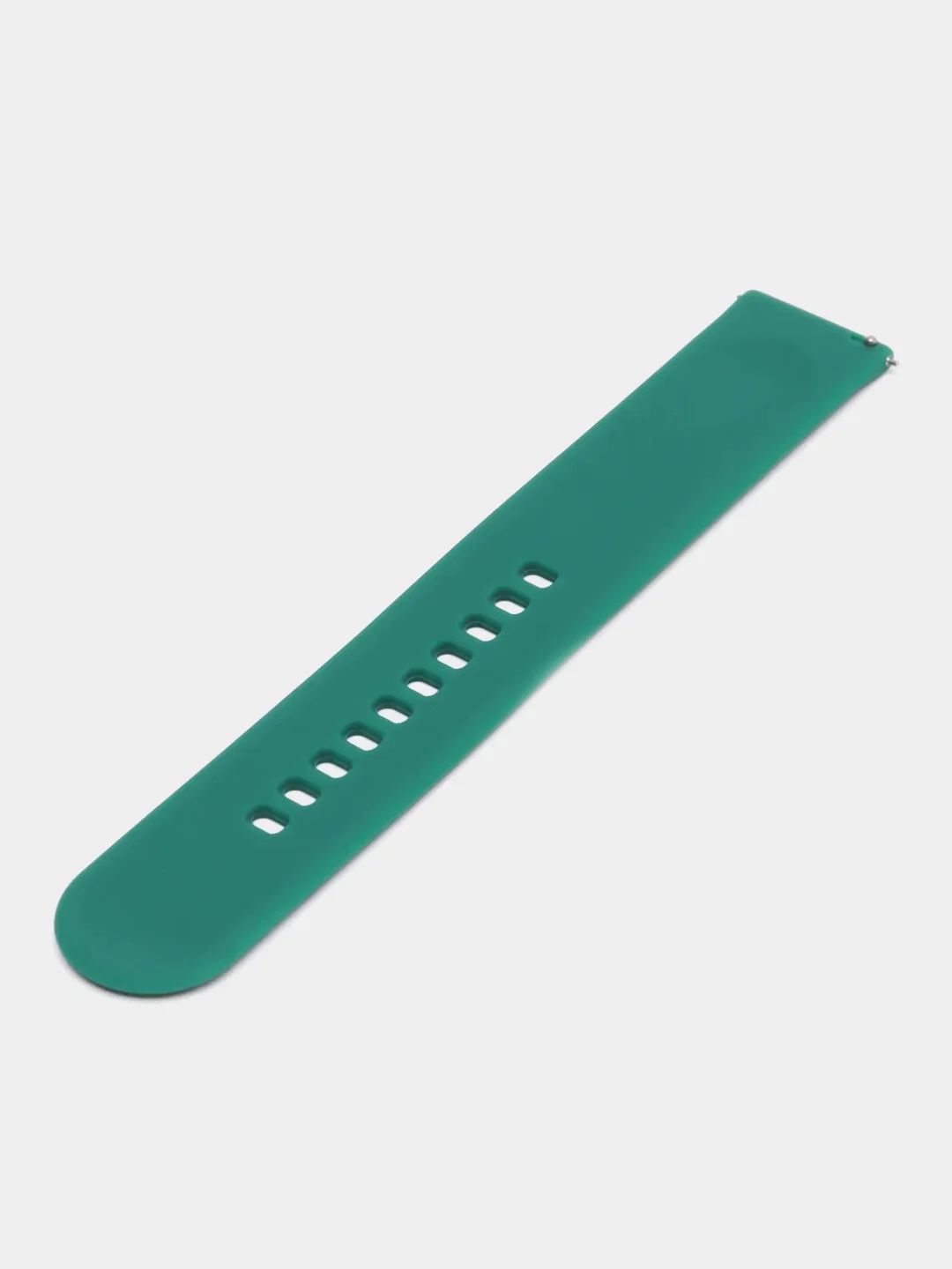Зеленый силиконовый ремешок универсальный для Xiaomi Amazfit Bip / Samsung / Huawei, 20 мм