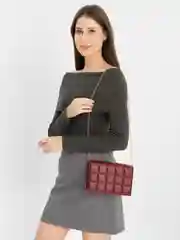 Бордовый сумка женская