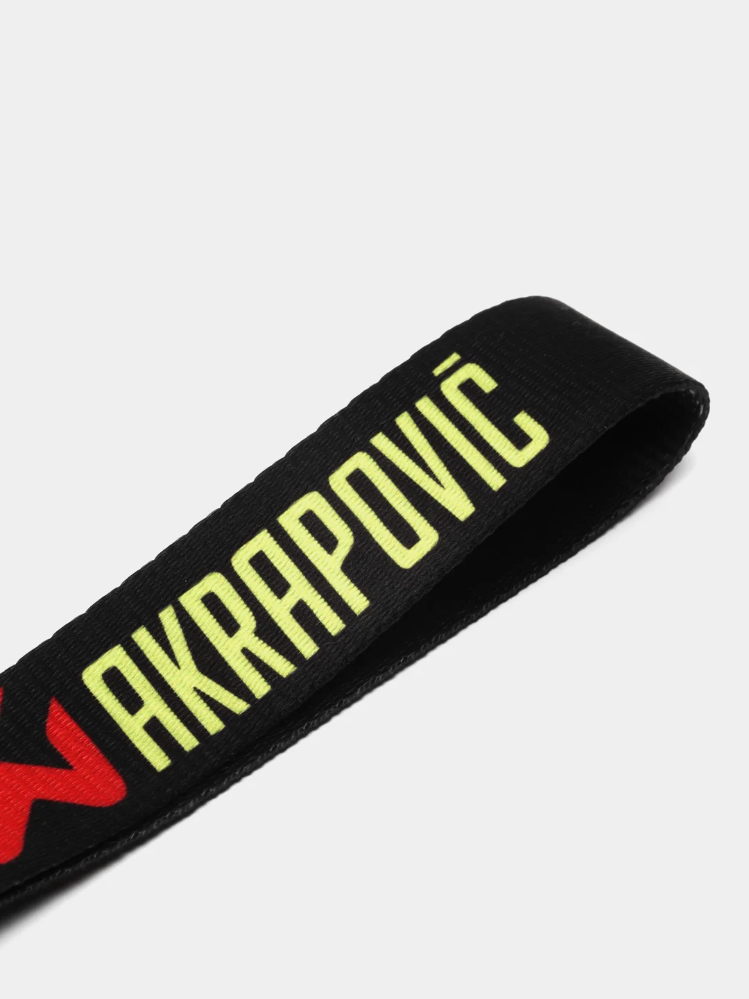 Бежевый брелок-лента с карабином для ключей. 42 вида нашивок для автомобиля