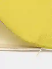 Карамельный декоративная наволочка Geometric Letters, на подушку