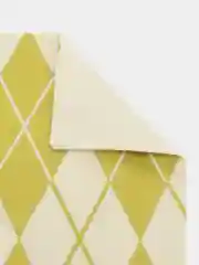 Красный декоративная наволочка Geometric Letters, на подушку