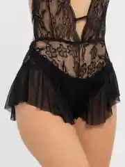 Черный боди с юбкой, 3 цвета