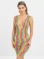 Зеленый эротическое платье