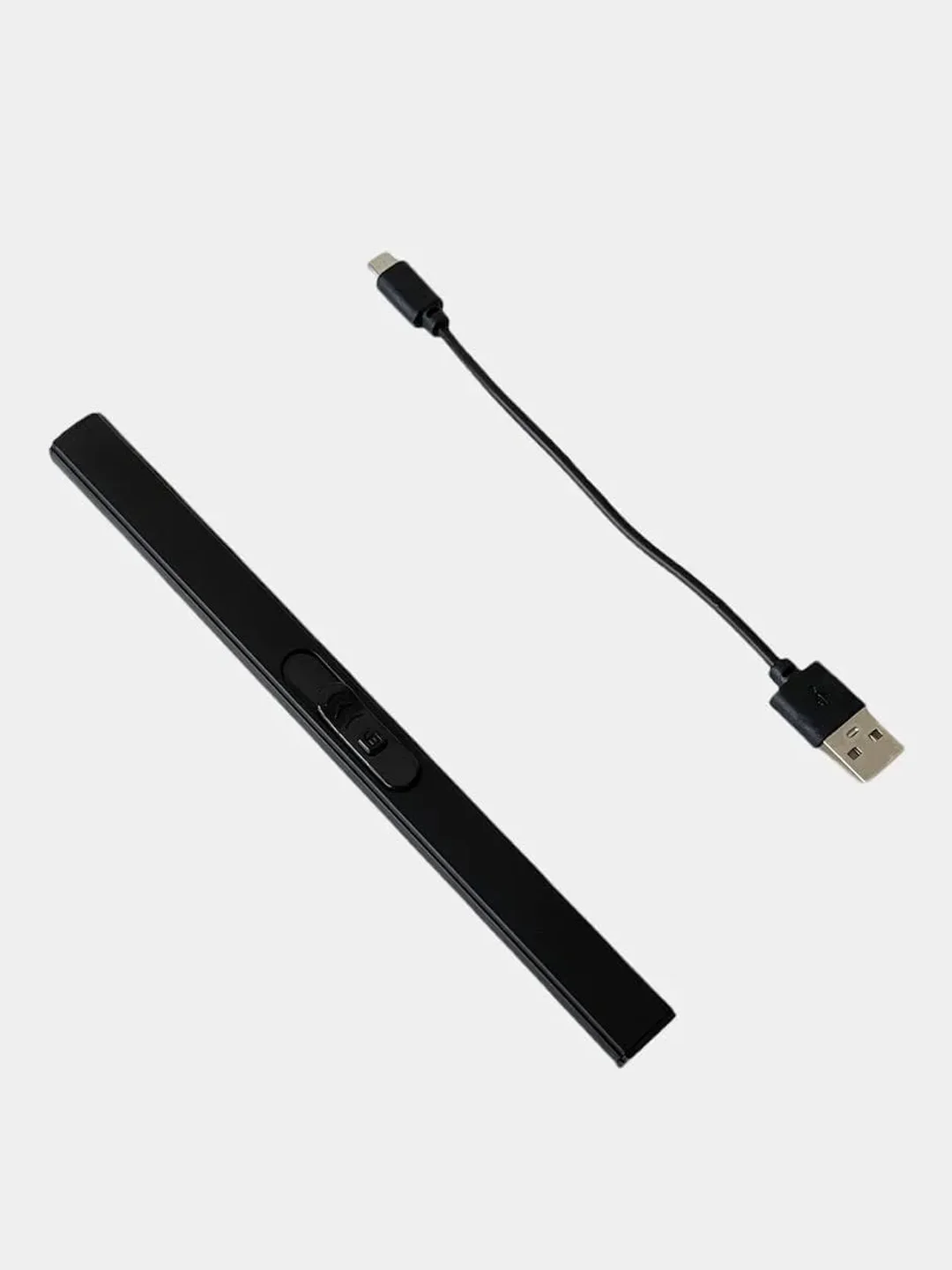 Черный кухонная зажигалка портативная с USB зарядкой, зажигалка для газовой плиты
