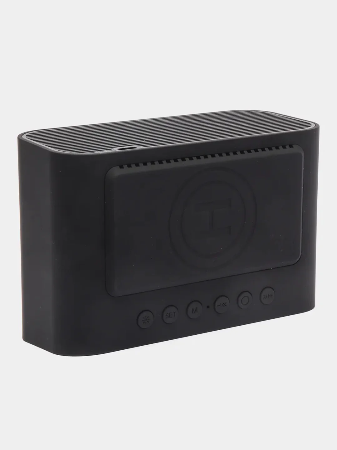 Белый настольные электронные часы, с Bluetooth-колонкой, беспроводная зарядка, будильник, радио